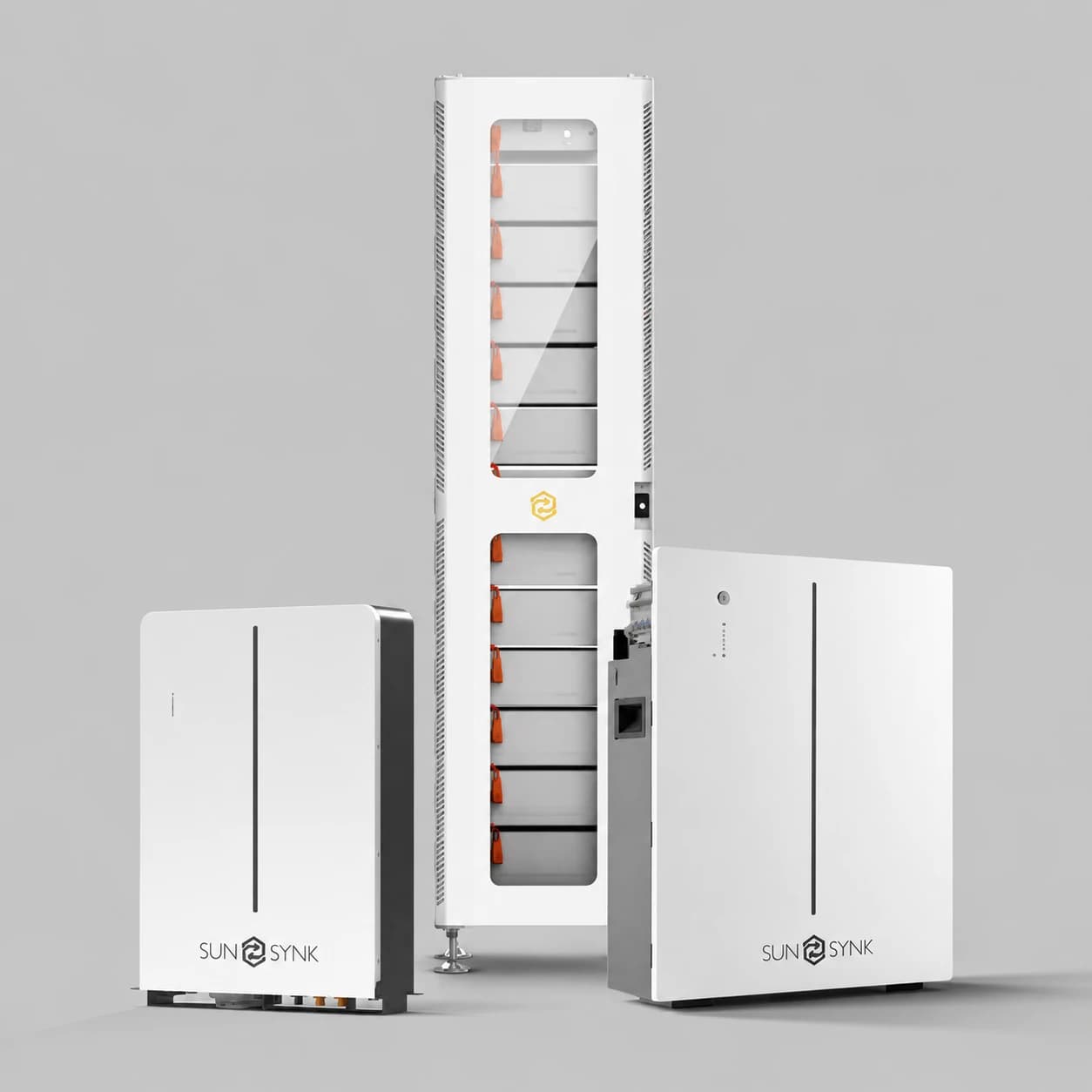 Battery storage cabinets installed at a rural property