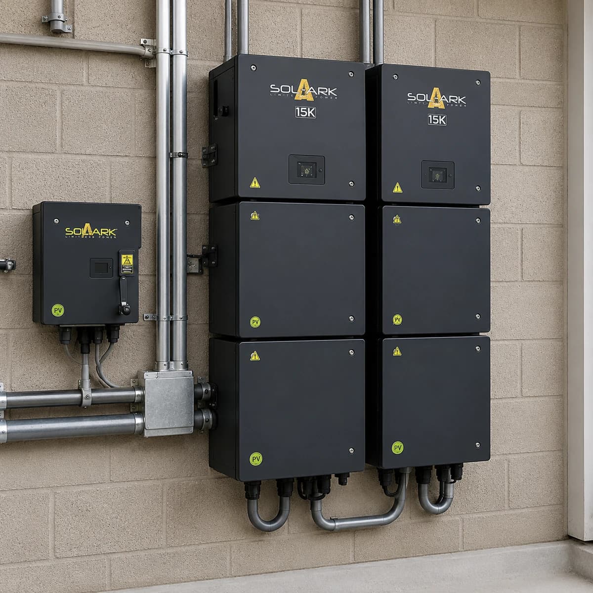 Inverter installation detail